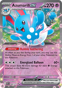 Azumarill ex - Ascended Heroes - 084/217
