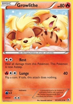 Growlithe - Legendary Treasures - RC4/RC25 (LP)