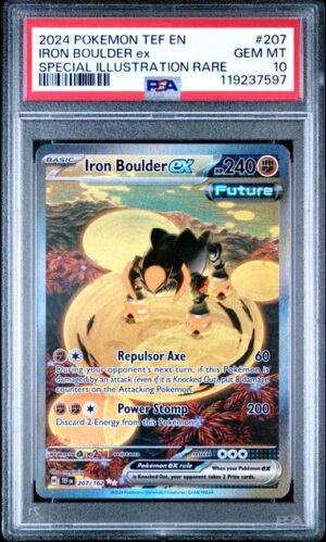 Iron Boulder ex - Temporal Forces - 207/162 - PSA 10