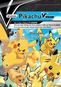Pikachu V-UNION - SWSH Black Star Promos - SWSH139/140/141/142 (Set of 4)