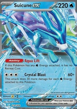 Suicune ex - Pok?mon Trading Card Game Classic - 010/034 - CLB