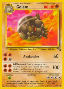 Golem - Fossil - 36/62 - Unlimited (MP)