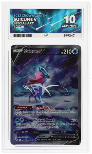 Suicune V - Crown Zenith - GG38/GG70 - Ace 10 (10/10/10/10) - Cert 599347