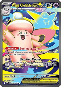 Mega Clefable ex - Perfect Order - 103/088