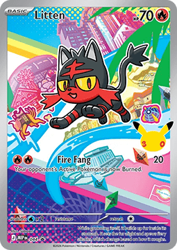 Litten -  Black Star Promos - MEP/044 (Unsealed)