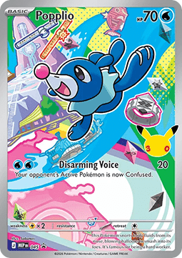 Popplio -  Black Star Promos - MEP/045 (Unsealed)