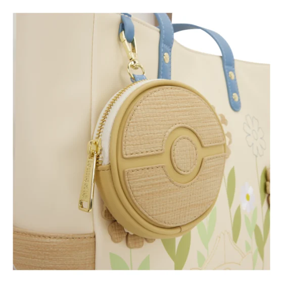 Loungefly - Pokemon Floral Tote Bag with Coin Bag - Image 4