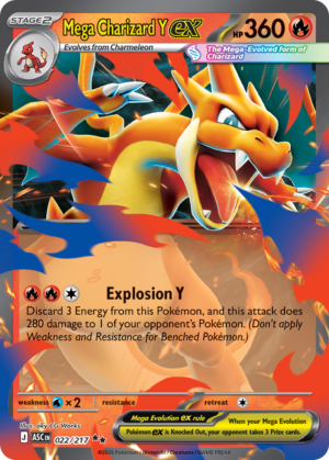 Mega Charizard Y ex – Ascended Heroes – 022/217