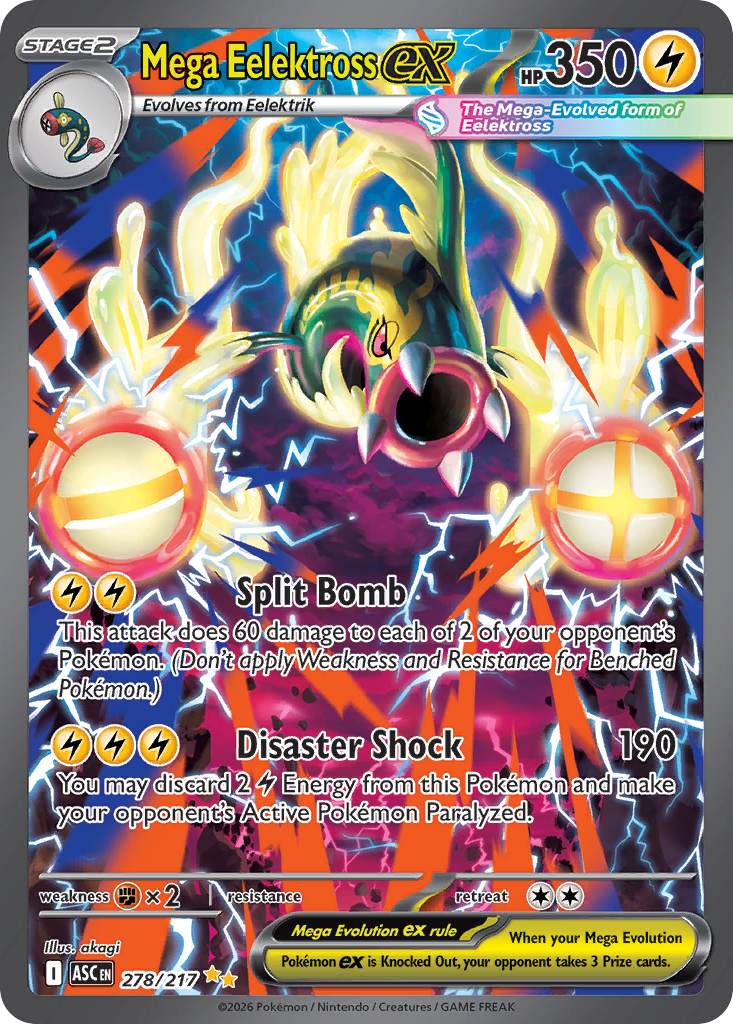 Mega Eelektross ex – Ascended Heroes – 278/217