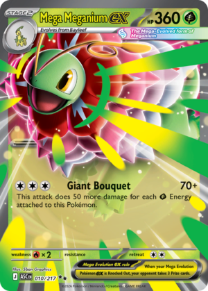 Mega Meganium ex – Ascended Heroes – 010/217