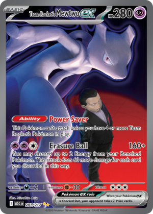 Team Rocket's Mewtwo ex – Ascended Heroes – 281/217