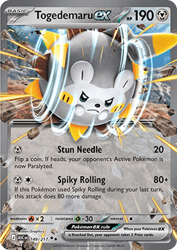 Togedemaru ex - Ascended Heroes - 149/217