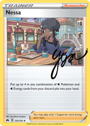 Nessa – Crown Zenith – 136/159 (Holo)