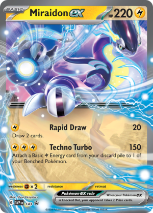 Miraidon ex – Scarlet & Violet Black Star Promos – 143/215
