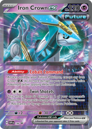 Iron Crown ex – Scarlet & Violet Black Star Promos – SVP/146