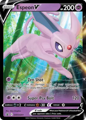 Espeon V – SWSH Black Star Promos – SWSH201/307