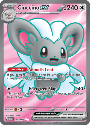 Cinccino ex – Chaos Rising – 105/086