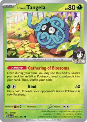 Erika's Tangela – Ascended Heroes – 007/217