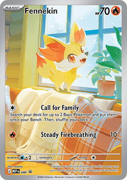 Fennekin - Mega Black Star Promos - MEP/080 (Sealed)