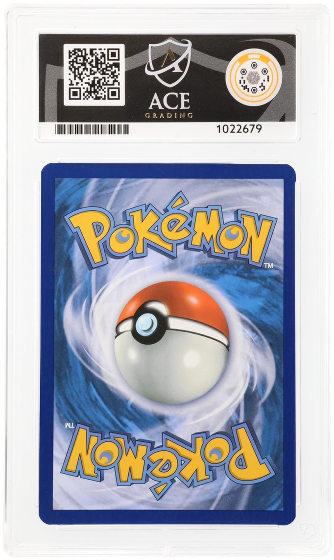 Greninja ex - Black Star Promo - 132 - ACE 10 (10/10/10/10) - Cert 1022679 Back
