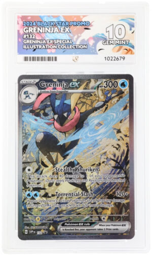 Greninja ex - Black Star Promo - 132 - ACE 10 (10/10/10/10) - Cert 1022679 Front