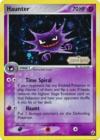 Haunter – Legend Maker – 35/92 - Stamped Reverse Holo (LP)