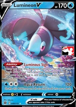 Lumineon V - Brilliant Stars - 040/172 (Play Stamp)