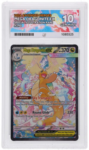 Mega Dragonite ex - Ascended Heroes - 290/217 - ACE 10 (10/10/10/10) - Cert 1085525 Front