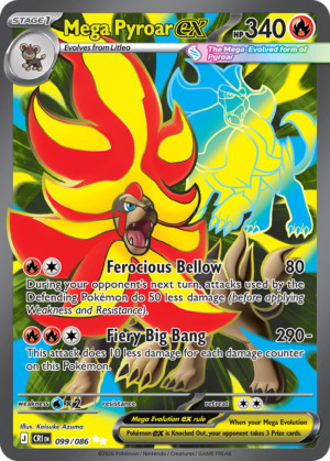 Mega Pyroar ex – Chaos Rising – 099/086