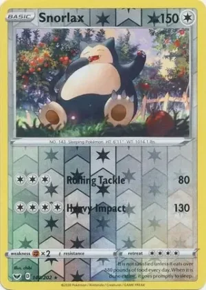 Snorlax – Crown Zenith – 109/159 (Reverse Holo)