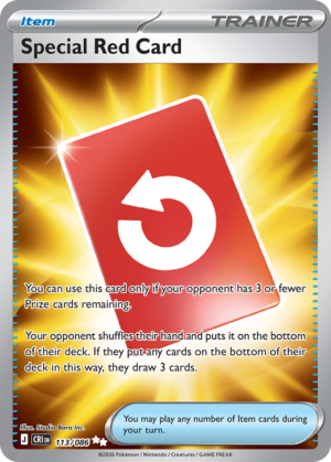 Special Red Card – Chaos Rising – 113/086