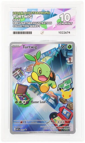 Turtwig - Black Star Promo - 040 - ACE 10 (10/10/10/10) - Cert 1022674 Front