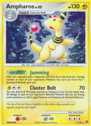 Ampharos – Secret Wonders – 1/132 (Holo)