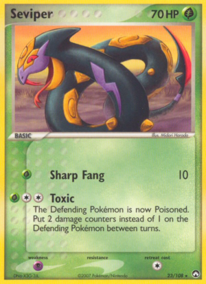 Seviper – Power Keepers – 23/108 (Stamped Reverse Holo)