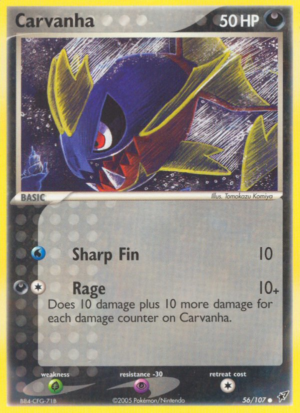 Carvanha – Deoxys – 56/107
