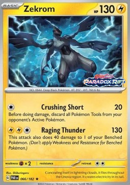 Zekrom - Paradox Rift - 066/182 (Stamped)