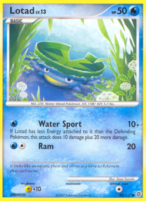 Lotad – Secret Wonders – 92/132 (Reverse Holo)