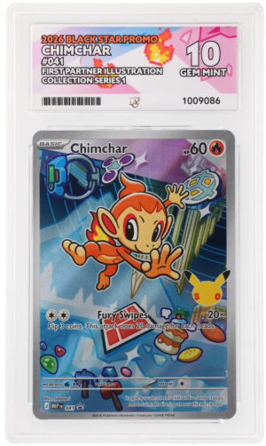 Chimchar - Black Star Promo - 041 - ACE 10 (10/10/10/10) - Cert 1009086 Front