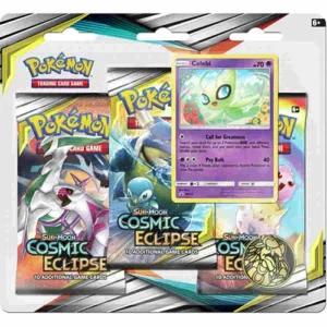 Pokémon TCG Cosmic Eclipse Triple Blister (Creased Packaging)