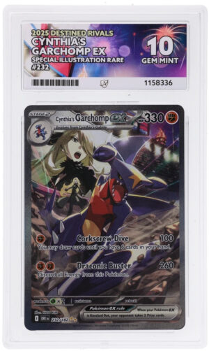 Cynthia's Garchomp ex - Destined Rivals - 232/182 - ACE 10 (10/10/10/10) - Cert 1158336 Front