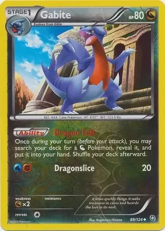 Gabite – Dragons Exalted – 89/124 (Reverse Holo)