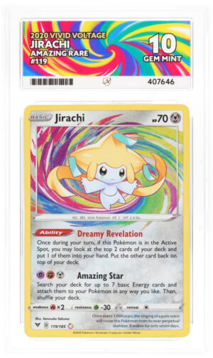 Jirachi - Vivid Voltage - 119/185 - ACE 10 (10/10/10/10) - Cert 407646 Front