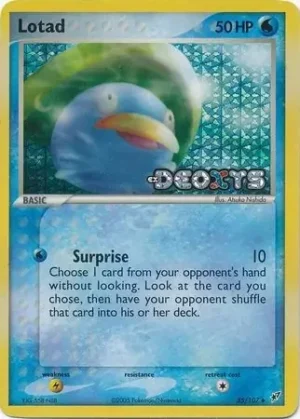Lotad – Deoxys – 35/107 (Stamped Reverse Holo)