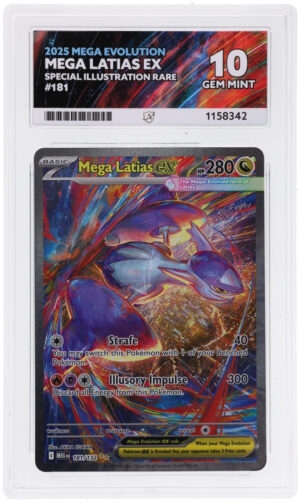 Mega Latias ex - Mega Evolution - 181/132 - ACE 10 (10/10/10/10) - Cert 1158342 Front