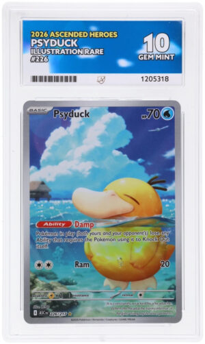 Psyduck - Ascended Heroes - 226/217 - ACE 10 (9/10/10/10) - Cert 1205318 Front