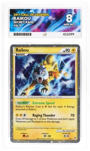 Raikou - Call of Legends - SL9 - ACE 8 (9/10/8/8) - Cert 452099 Front
