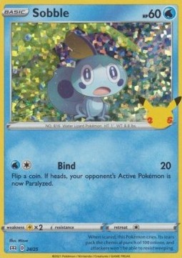 Sobble - McDonald's Collection 25th Anniversary - 24/25 (Holo)