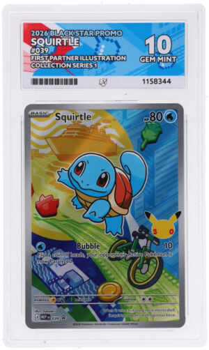 Squirtle - Black Star Promo - 039 - ACE 10 (10/10/10/10) - Cert 1158344 Front