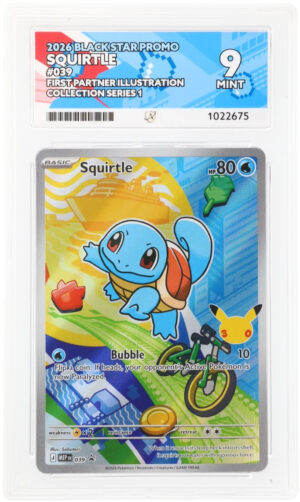 Squirtle - Black Star Promo - 039 - ACE 9 (8/10/10/10) - Cert 1022675 Front