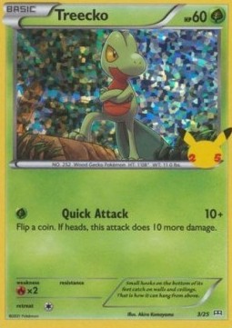 Treecko - McDonald's Collection 25th Anniversary - 3/25 (Holo)